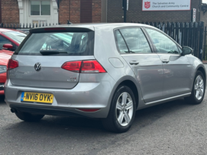 2016 Volkswagen Golf 1.4 Tsi Bluemotion Tech Match Edition Hatchback 5dr Petrol Manual Euro 6 (s/s) (125 Ps) in Silver — image 3