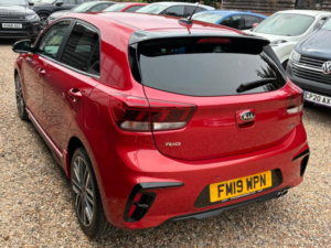 2019 Kia Rio 1.0 T-Gdi Gt-Line Euro 6 (s/s) 5dr in Red — image 4