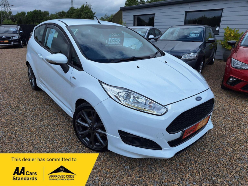 2017 Ford Fiesta 1.0t Ecoboost St-Line Euro 6 (s/s) 3dr in White — image 1