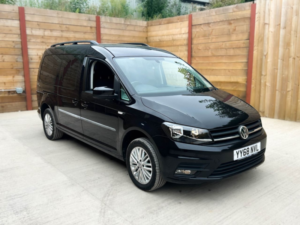 2018 Volkswagen Caddy Maxi Life 5 SEAT Petrol Auto Wheelchair Accessible Disabled Access Vehicle Wav in Black — image 5