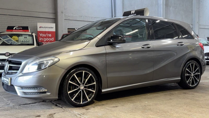 2014 Mercedes-Benz B Class 1.5 B180 Cdi Sport Diesel Grey 5dr Lowtax+snav+leather+beltdone in Grey — image 1