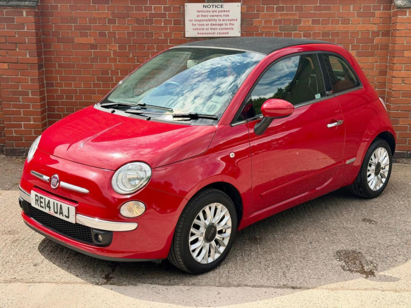 2014 Fiat 500c 0.9 Twinair Lounge Euro 6 (s/s) 2dr in Red — image 1