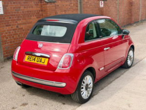 2014 Fiat 500c 0.9 Twinair Lounge Euro 6 (s/s) 2dr in Red — image 2