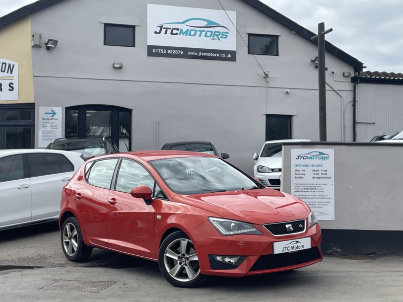 2016 SEAT Ibiza 1.0 Ecotsi 110 Fr Technology 5dr Auto, Orange, Petrol + £20 Road Tax in Red — image 1
