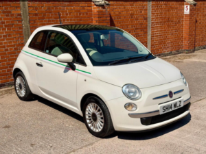 2014 Fiat 500 1.2 Lounge Euro 6 (s/s) 3dr in White — image 2