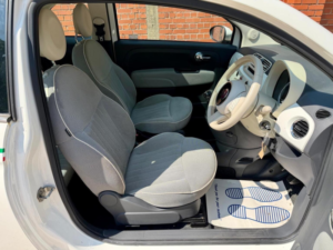 2014 Fiat 500 1.2 Lounge Euro 6 (s/s) 3dr in White — image 3