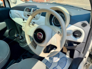 2014 Fiat 500 1.2 Lounge Euro 6 (s/s) 3dr in White — image 5