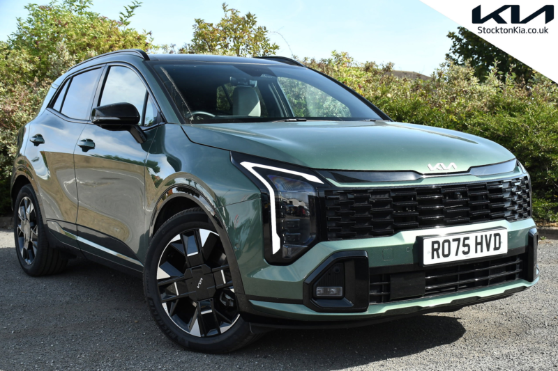2025 Kia Sportage 1.6 H T-Gdi Gt-Line S SUV 5dr Petrol Hybrid Auto Euro 6 (s/s) (235 Bhp) in Green — image 1