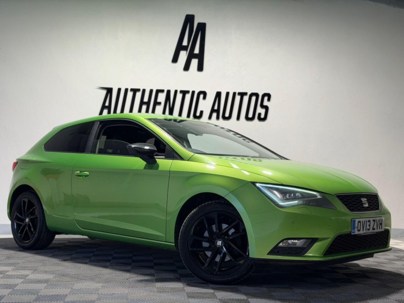 2013 SEAT Leon 1.6 Tdi Cr Se Sport Coupe Euro 5 (s/s) 3dr in Green — image 1