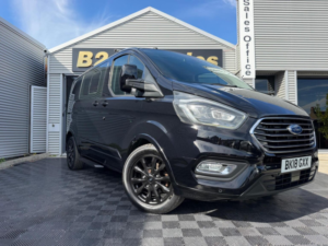 2018 Ford Tourneo Custom 2.0 310 Ecoblue Titanium X Auto L1 Euro 6 (s/s) 5dr in Black — image 2