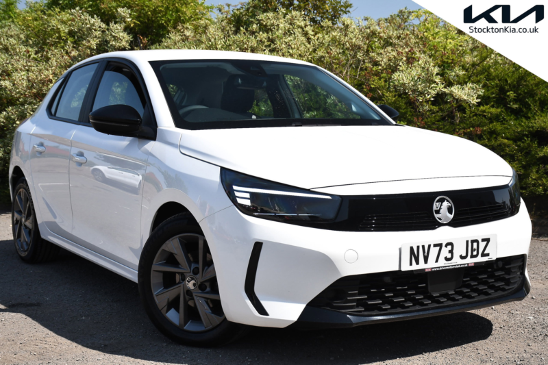 2023 Vauxhall Corsa 1.2 Design Hatchback 5dr Petrol Manual Euro 6 (75 Ps) in White — image 1