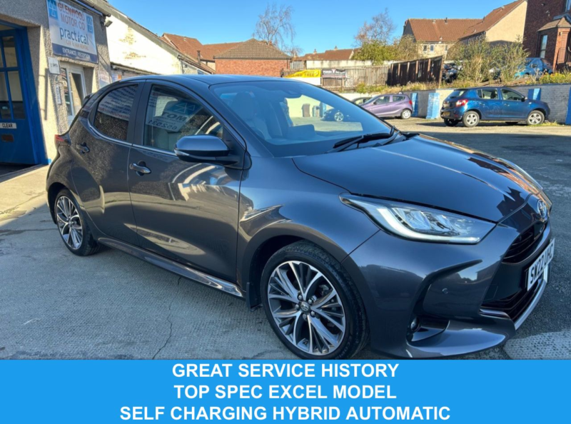 2022 Toyota Yaris 1.5 Vvt-H Excel Hatchback 5dr Petrol Hybrid E-CVT Euro 6 (s/s) (116 Ps) in Grey — image 1