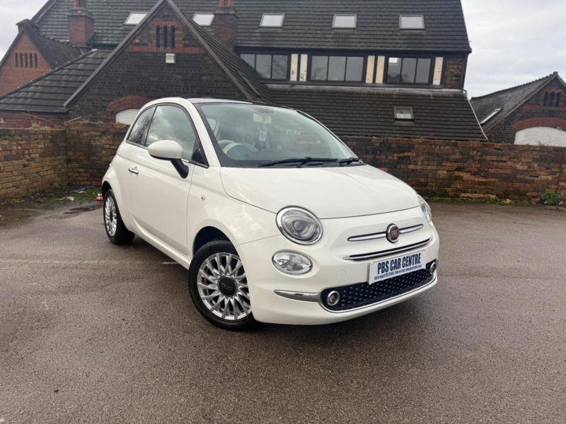 2017 Fiat 500 1.2 Lounge Euro 6 (s/s) 3dr in White — image 1