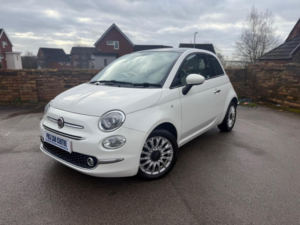 2017 Fiat 500 1.2 Lounge Euro 6 (s/s) 3dr in White — image 4