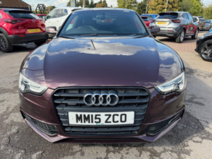 2015 Audi A5 2.0 Tdi S Line Coupe 2dr Diesel S Tronic Quattro Euro 5 (s/s) (177 Ps) in Red — image 3