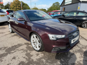 2015 Audi A5 2.0 Tdi S Line Coupe 2dr Diesel S Tronic Quattro Euro 5 (s/s) (177 Ps) in Red — image 4