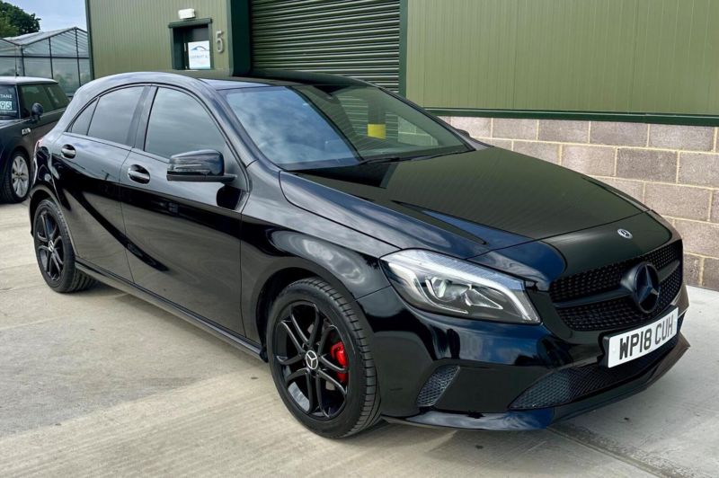 2018 Mercedes-Benz A Class 1.5 A180d Sport Edition Euro 6 (s/s) 5dr in Black — image 1