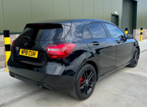 2018 Mercedes-Benz A Class 1.5 A180d Sport Edition Euro 6 (s/s) 5dr in Black — image 2