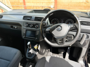 2018 Volkswagen Caddy Life Petrol Auto Drive From Wheelchair Accessible Disabled Access Vehicle Wav in Blue — image 2