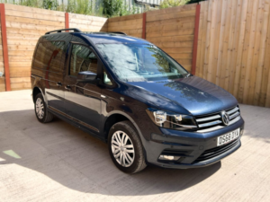 2018 Volkswagen Caddy Life Petrol Auto Drive From Wheelchair Accessible Disabled Access Vehicle Wav in Blue — image 5