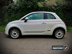 2015 Fiat 500 1.2 Eco Lounge Euro 6 (s/s) 3dr in White — image 2
