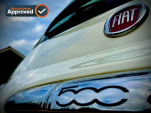 2015 Fiat 500 1.2 Eco Lounge Euro 6 (s/s) 3dr in White — image 3