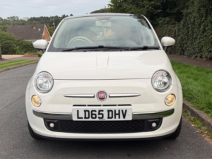 2015 Fiat 500 1.2 Eco Lounge Euro 6 (s/s) 3dr in White — image 6