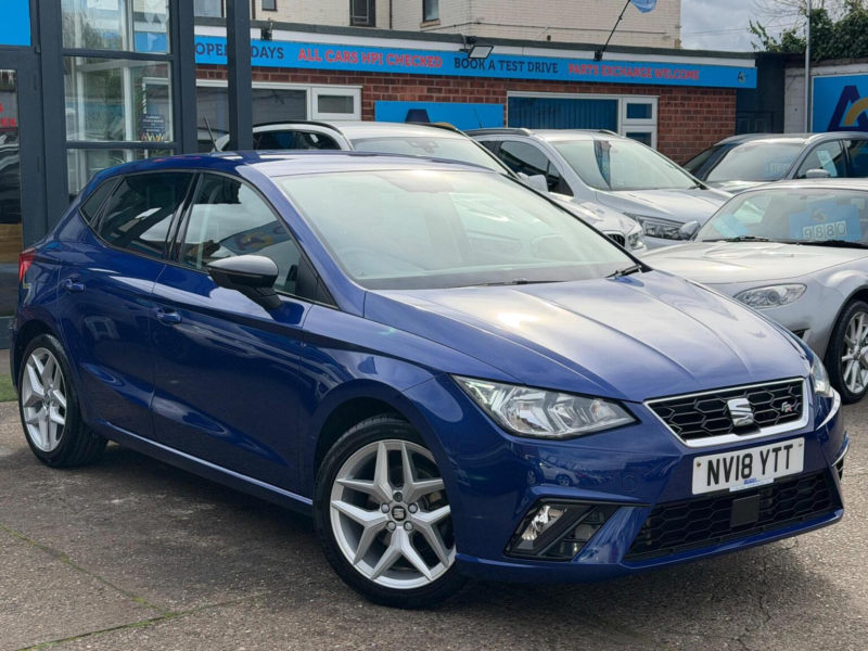 2018 SEAT Ibiza 1.0 Tsi Fr Euro 6 (s/s) 5dr in Blue — image 1