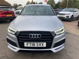 2018 Audi Q3 1.4 Tfsi Cod Black Edition SUV 5dr Petrol S Tronic Euro 6 (s/s) (150 Ps) in Silver — image 2