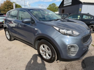2018 Kia Sportage 1.7 Crdi 1 SUV 5dr Diesel Manual Euro 6 (s/s) (114 Bhp) in Blue — image 3
