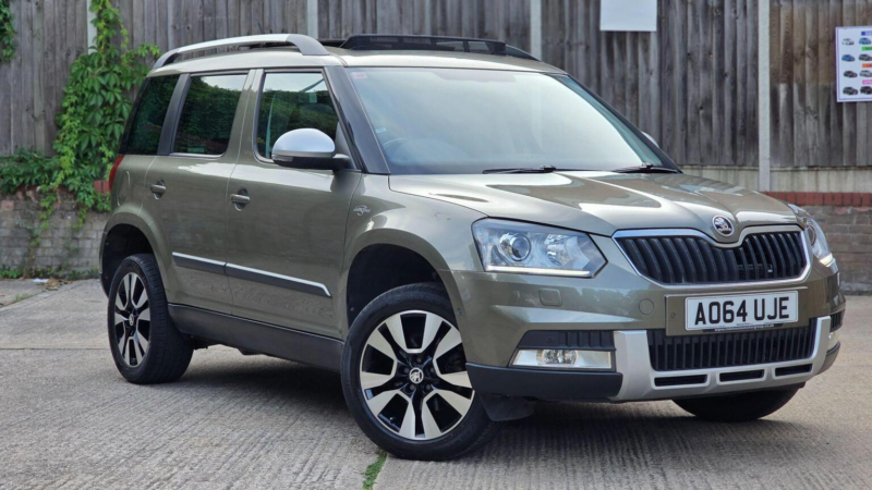 2014 Skoda Yeti 2.0 Tdi Laurin & Klement Outdoor DSG 4WD Euro 5 5dr in Green — image 1