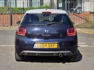 2015 Citroen Ds3 1.6 E-Hdi Dstyle Ice Hatchback 3dr Diesel Manual Euro 5 (s/s) (90 Ps) in Blue — image 4