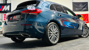 2021 Mercedes-Benz A Class 1.3 A200 Sport Edition (executive) 7g-Dct Euro 6 (s/s) 5dr in Blue — image 3