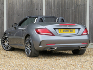 2017 Mercedes-Benz Slc Slc 250d Amg Line Roadster 9g Automatic * Two Tone Quilted Leather + Pan Roof + Night Pack * in Grey — image 2