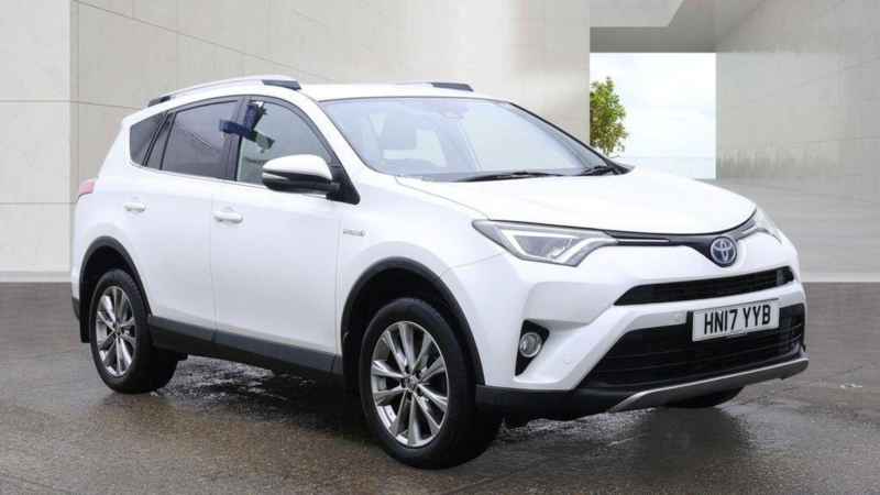 2017 Toyota Rav4 2.5 Vvt-H Excel CVT 4WD Euro 6 (s/s) 5dr (safety Sense, Nav) in White — image 1
