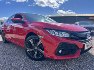 2019 Honda Civic 1.0 Vtec Turbo Sr in Red — image 3