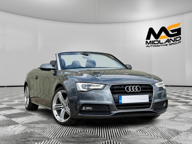 2014 Audi A5 Cabriolet 2.0 Tdi S Line Special Edition Euro 5 (s/s) 2dr in Grey — image 1