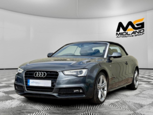 2014 Audi A5 Cabriolet 2.0 Tdi S Line Special Edition Euro 5 (s/s) 2dr in Grey — image 3