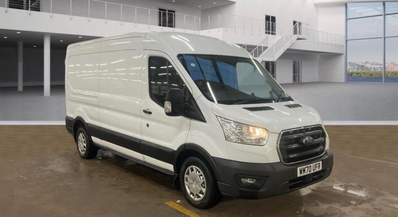 2021 Ford Transit 2.0 350 Ecoblue Trend Fwd L3 H2 Euro 6 (s/s) 5dr in White — image 1