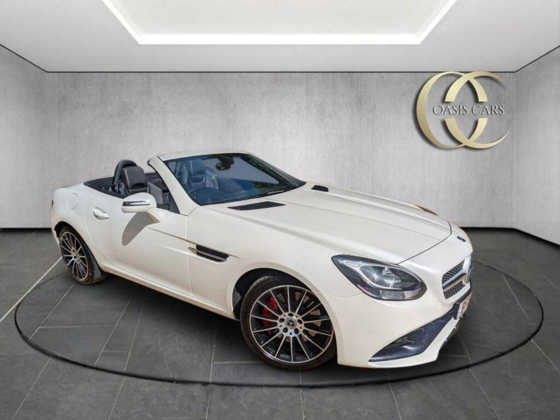 2018 Mercedes-Benz Slc 1.6 Slc180 Amg Line G-Tronic Euro 6 (s/s) 2dr in White — image 1