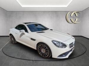 2018 Mercedes-Benz Slc 1.6 Slc180 Amg Line G-Tronic Euro 6 (s/s) 2dr in White — image 2