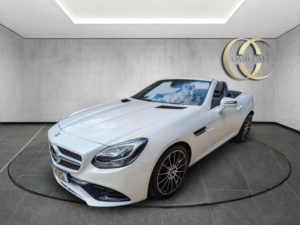 2018 Mercedes-Benz Slc 1.6 Slc180 Amg Line G-Tronic Euro 6 (s/s) 2dr in White — image 3