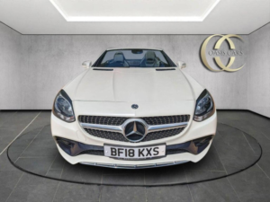 2018 Mercedes-Benz Slc 1.6 Slc180 Amg Line G-Tronic Euro 6 (s/s) 2dr in White — image 4