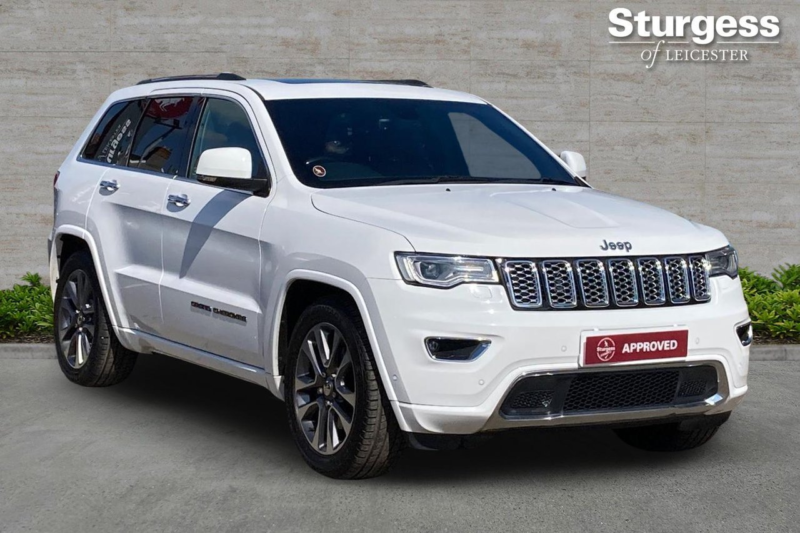 2018 Jeep Grand Cherokee 3.0 V6 Crd Overland Auto 4WD Euro 6 (s/s) 5dr in White — image 1