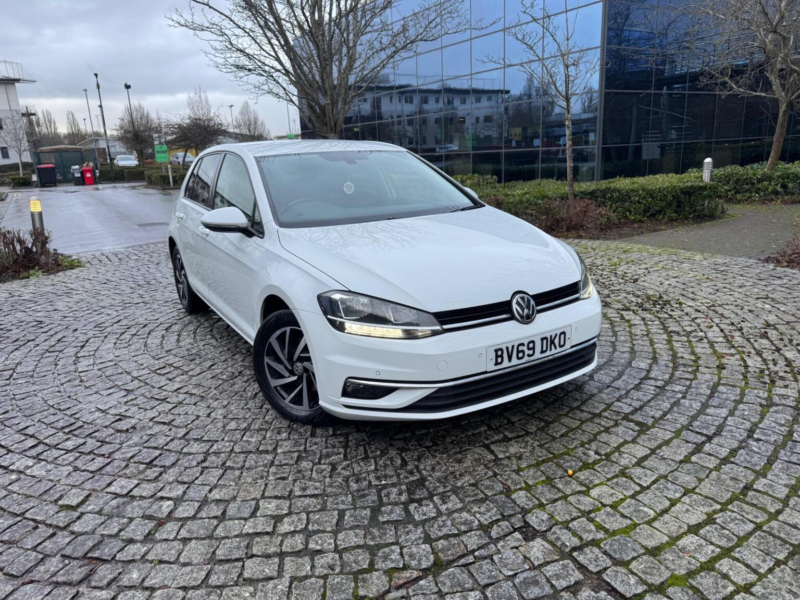 2019 Volkswagen Golf 2.0 Tdi Match Euro 6 (s/s) 5dr in White — image 1