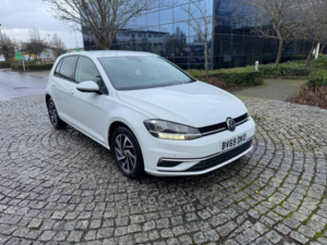 2019 Volkswagen Golf 2.0 Tdi Match Euro 6 (s/s) 5dr in White — image 5