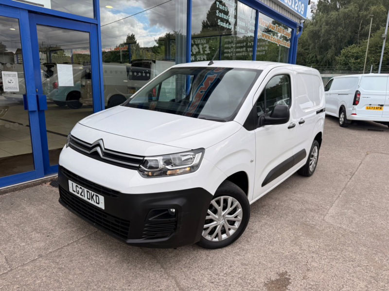 2021 Citroen Berlingo 1.5 Bluehdi 1000 Enterprise M Panel Van 5dr Diesel Manual Swb Euro 6 100 Ps in White — image 1