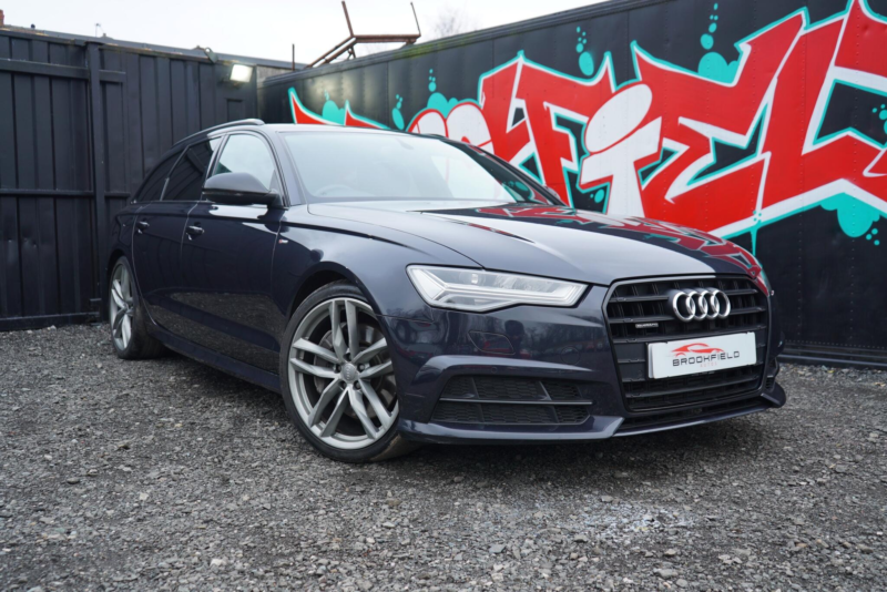 2018 Audi A6 Avant 3.0 Bitdi V6 Black Edition Estate 5dr Diesel Tiptronic Quattro Euro 6 (s/s) (320 Ps) in Blue — image 1