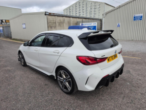 2021 BMW 1 Series 2.0 M135i Auto Xdrive Euro 6 (s/s) 5dr in White — image 4