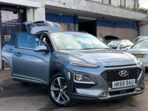 2018 Hyundai Kona 1.6 T-Gdi Premium Gt Dct 4WD Euro 6 (s/s) 5dr in Silver — image 5